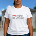 T-shirt I love savignac-les-ormeaux