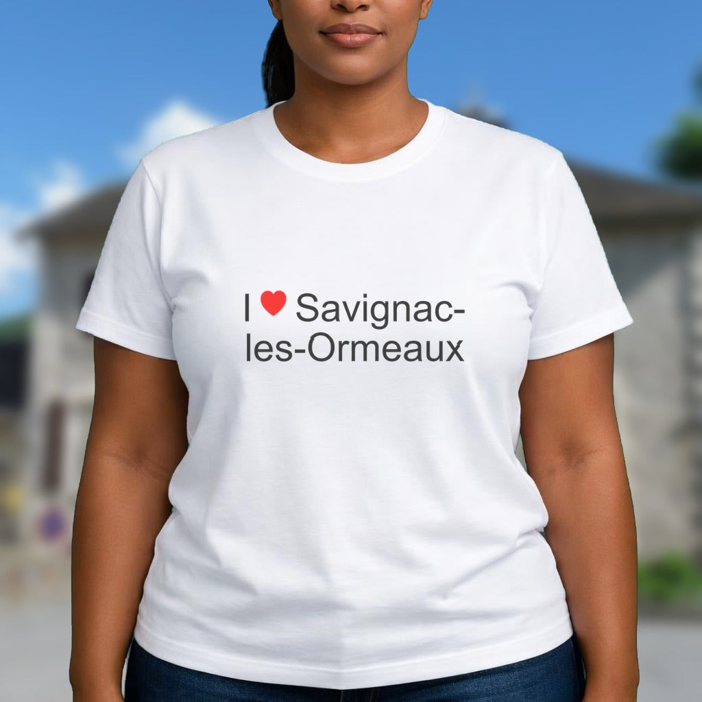T-shirt I love savignac-les-ormeaux