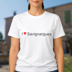 T-shirt I love savignargues