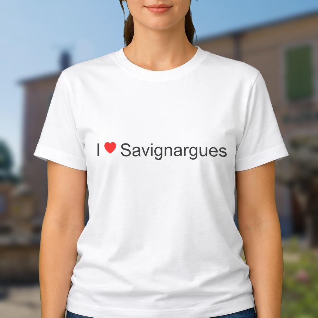 T-shirt I love savignargues