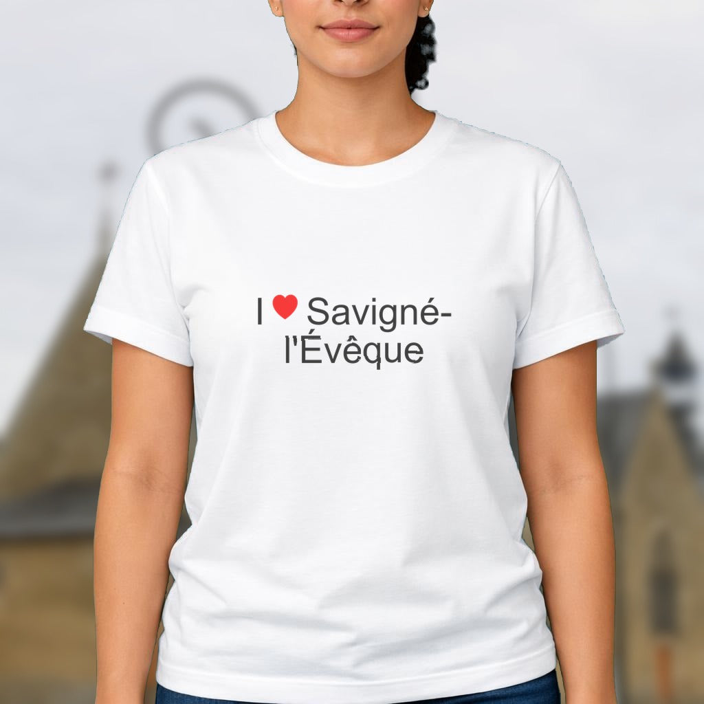 T-shirt I love savigné-l'évêque
