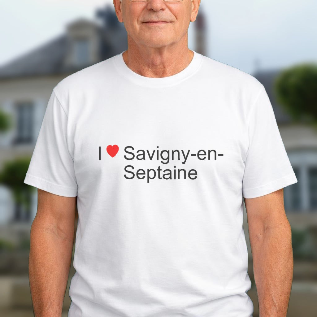 T-shirt I love savigny-en-septaine