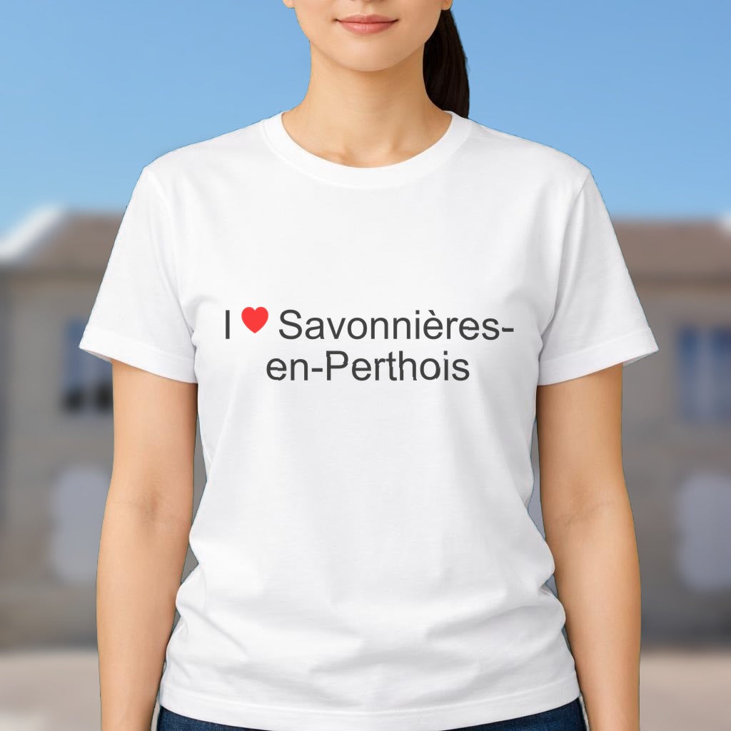 T-shirt I love savonnières-en-perthois