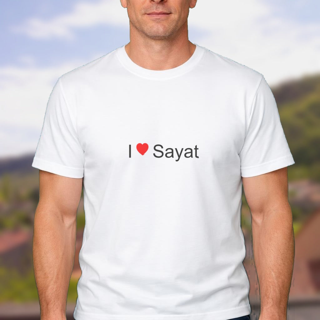 T-shirt I love sayat