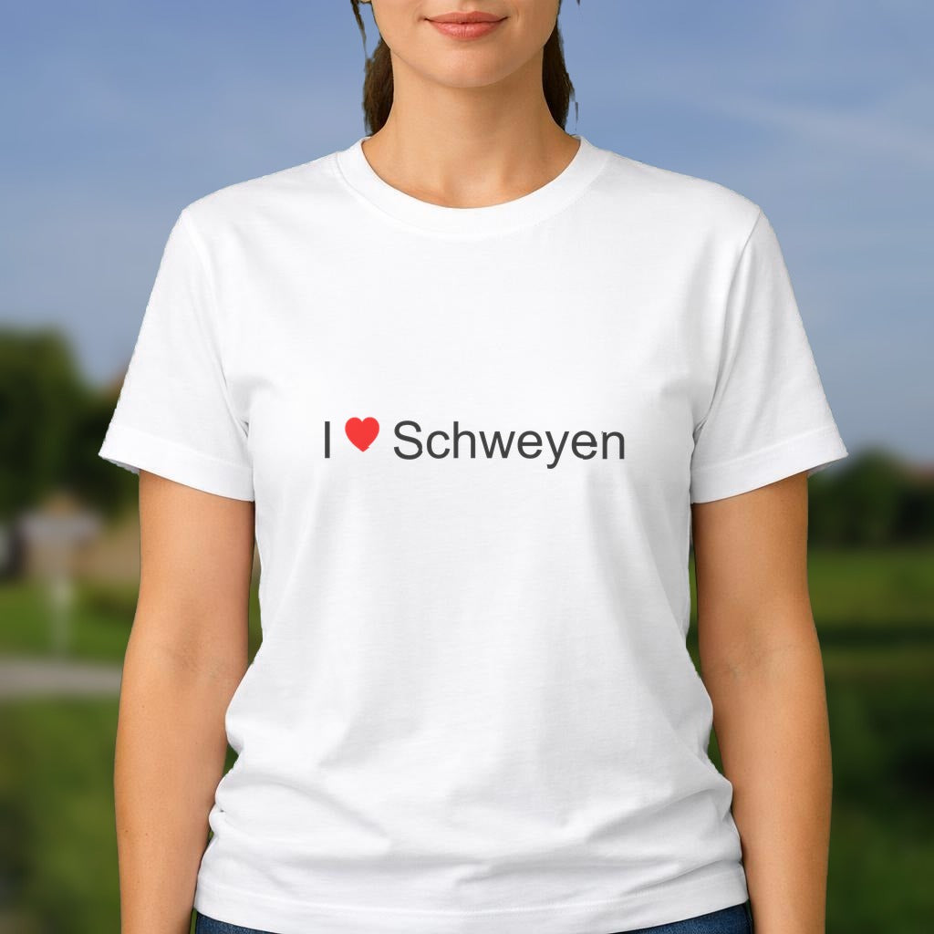 T-shirt I love schweyen