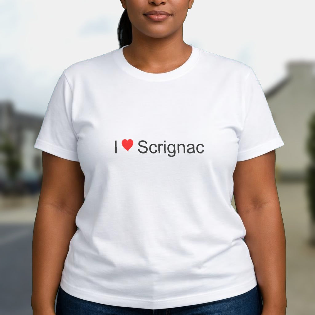 T-shirt I love scrignac