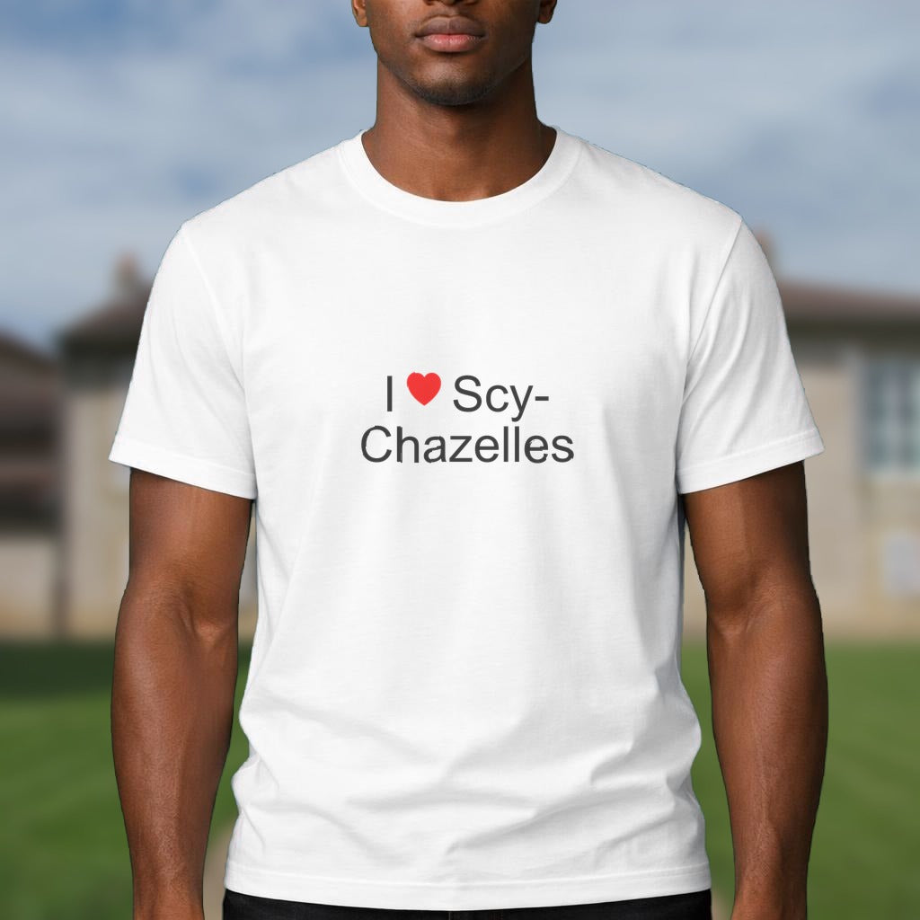 T-shirt I love scy-chazelles