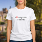 T-shirt I love ségur-le-château