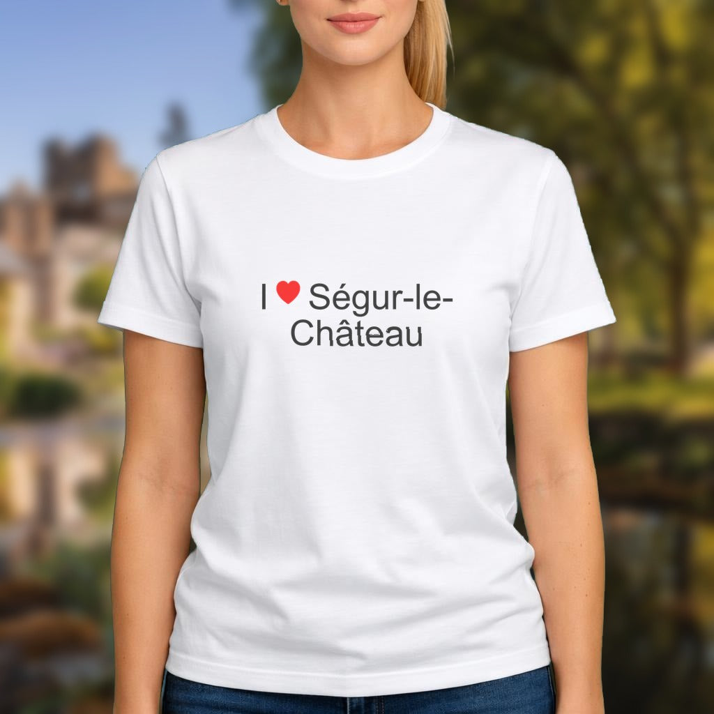 T-shirt I love ségur-le-château