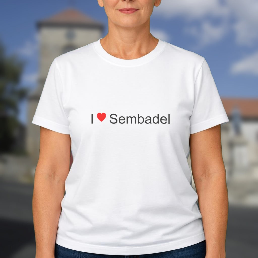 T-shirt I love sembadel