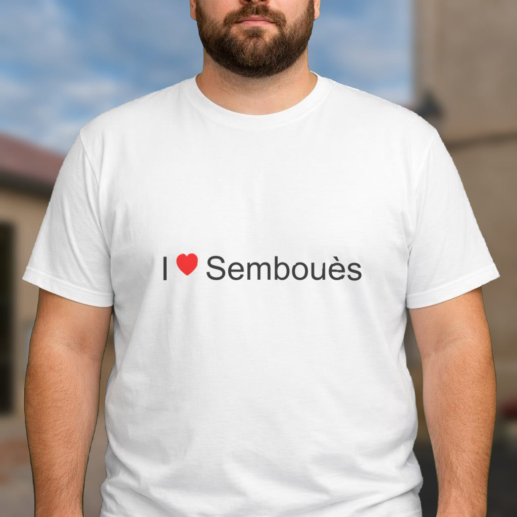 T-shirt I love sembouès