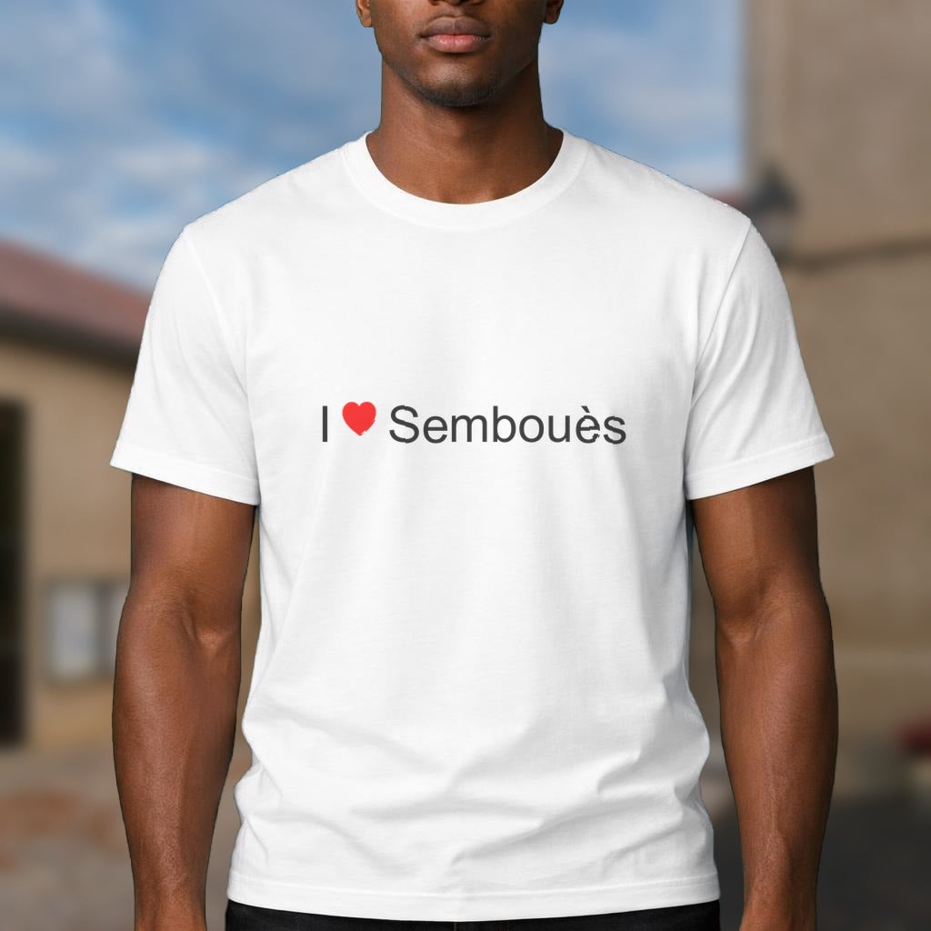 T-shirt I love sembouès