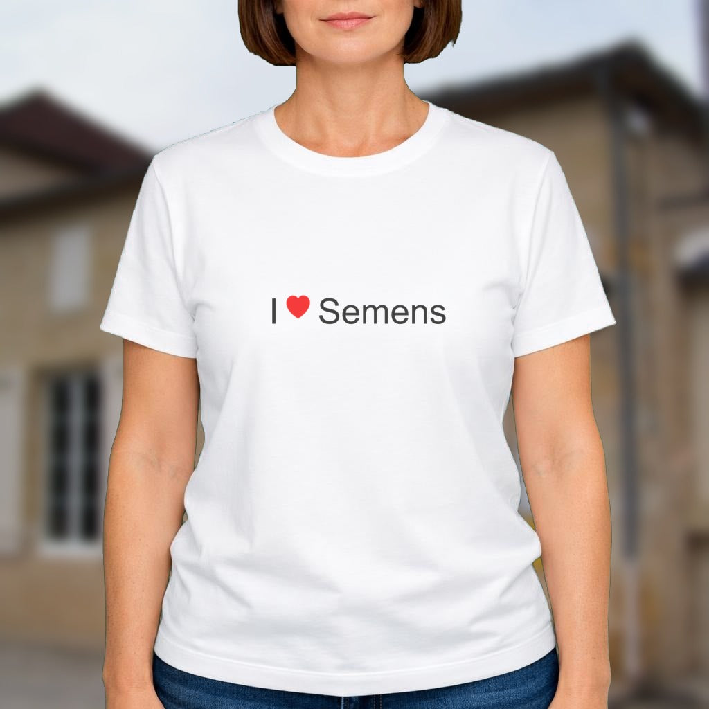 T-shirt I love semens