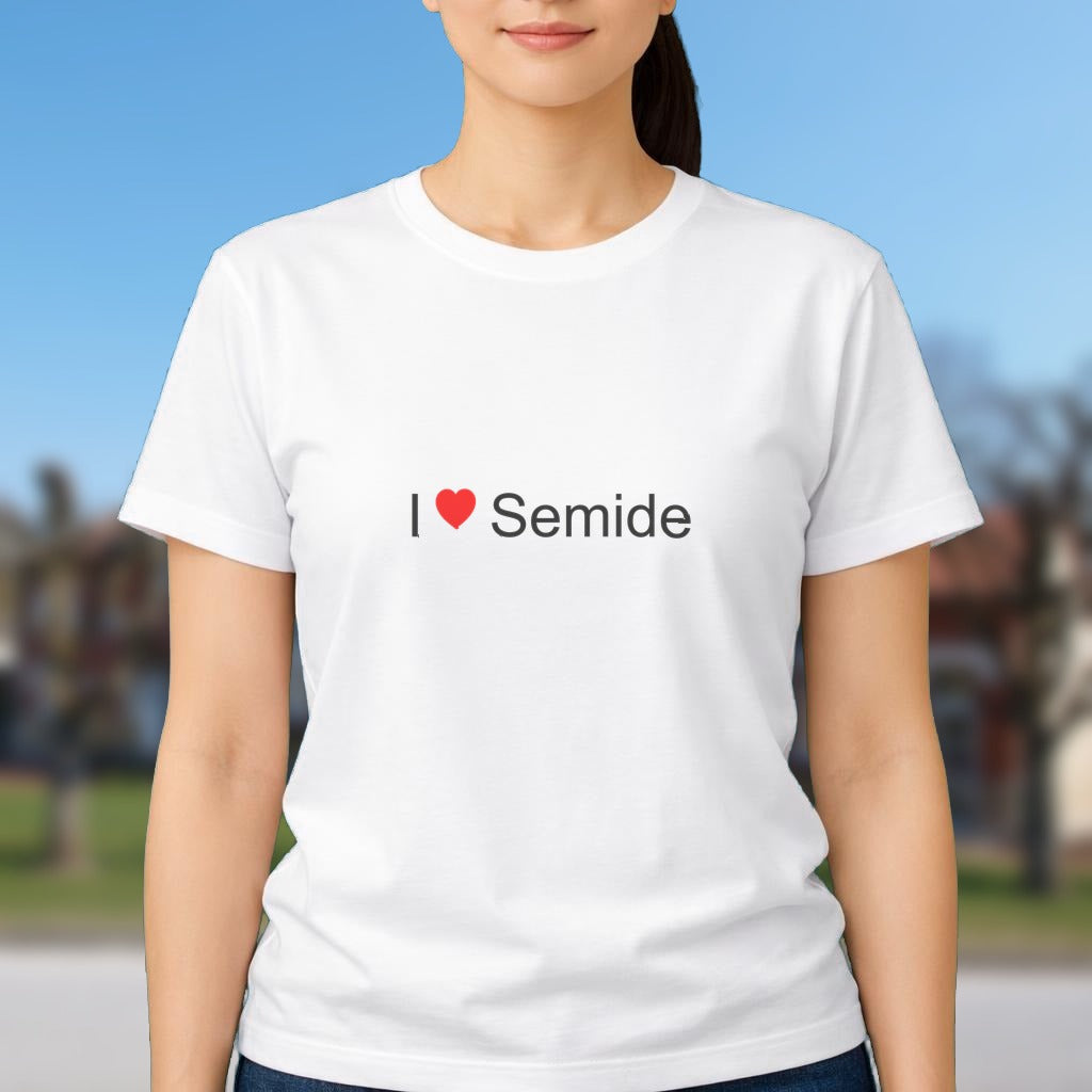T-shirt I love semide