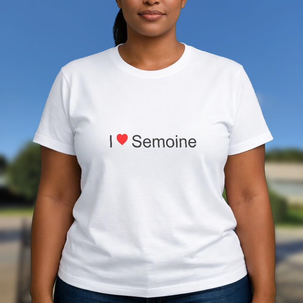 T-shirt I love semoine