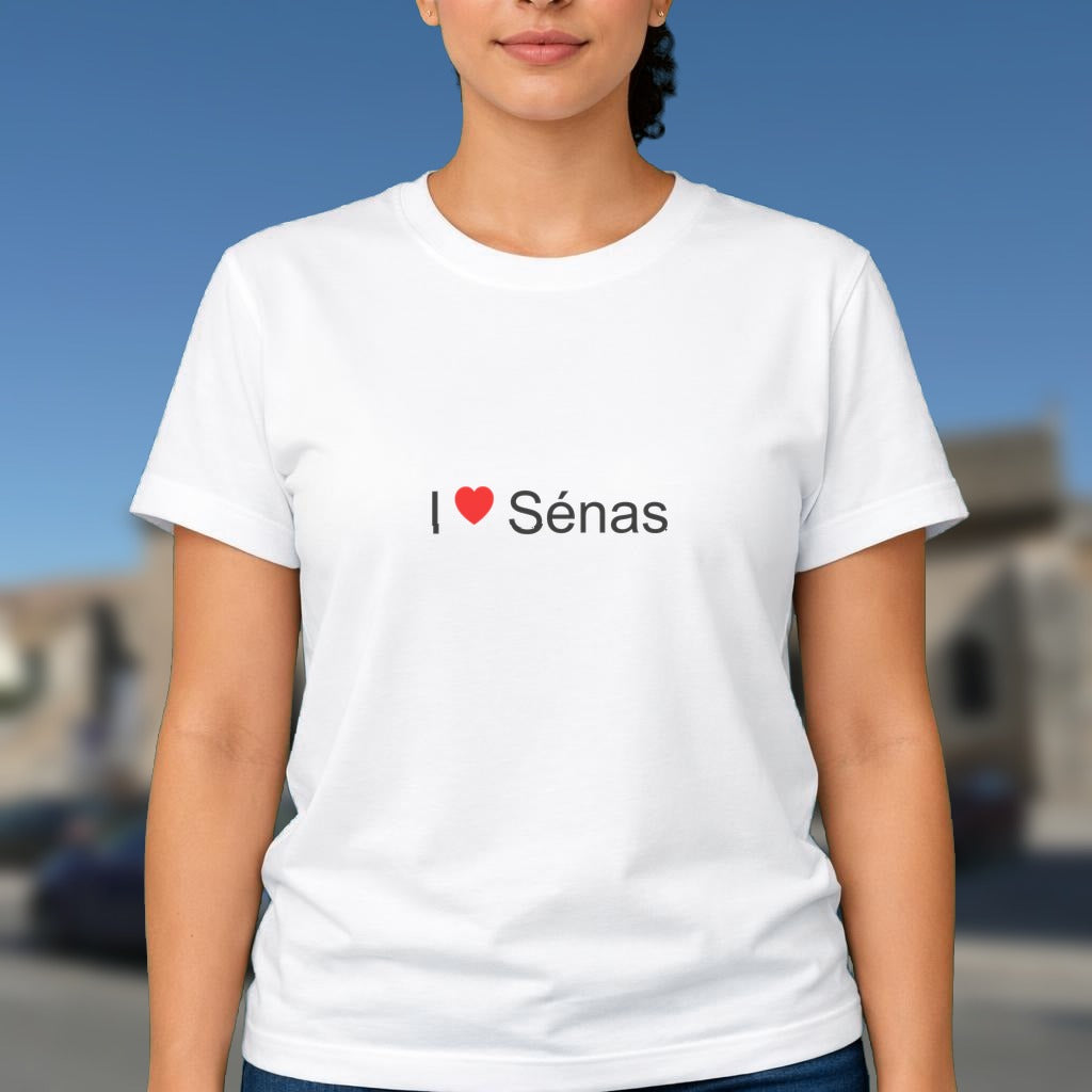 T-shirt I love sénas