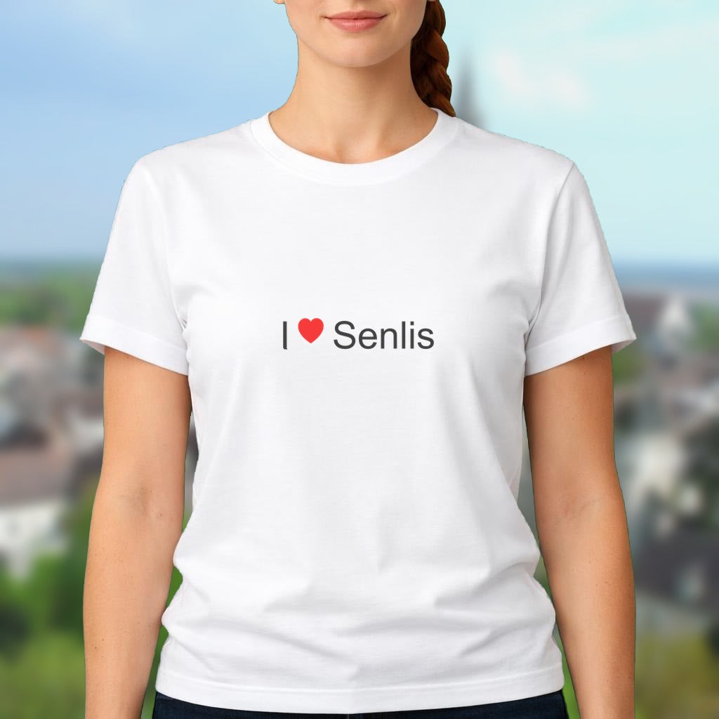 T-shirt I love senlis