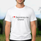 T-shirt I love sennecey-le-grand