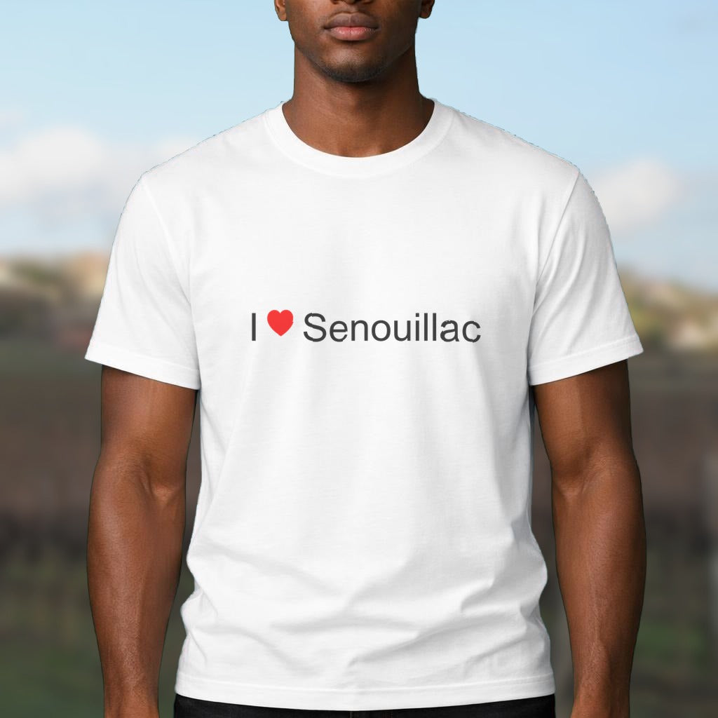 T-shirt I love senouillac