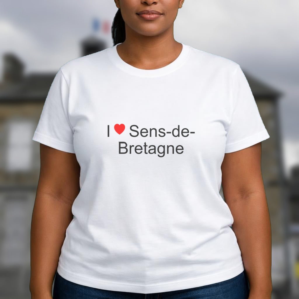 T-shirt I love sens-de-bretagne