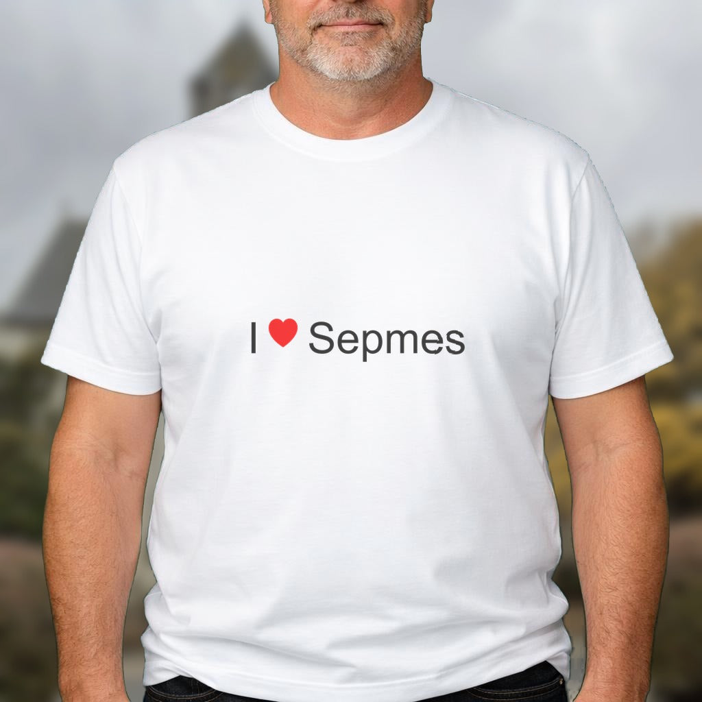 T-shirt I love sepmes