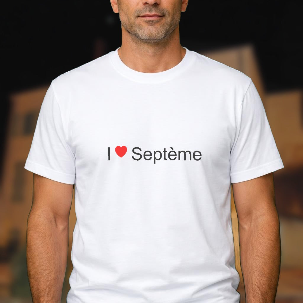 T-shirt I love septème