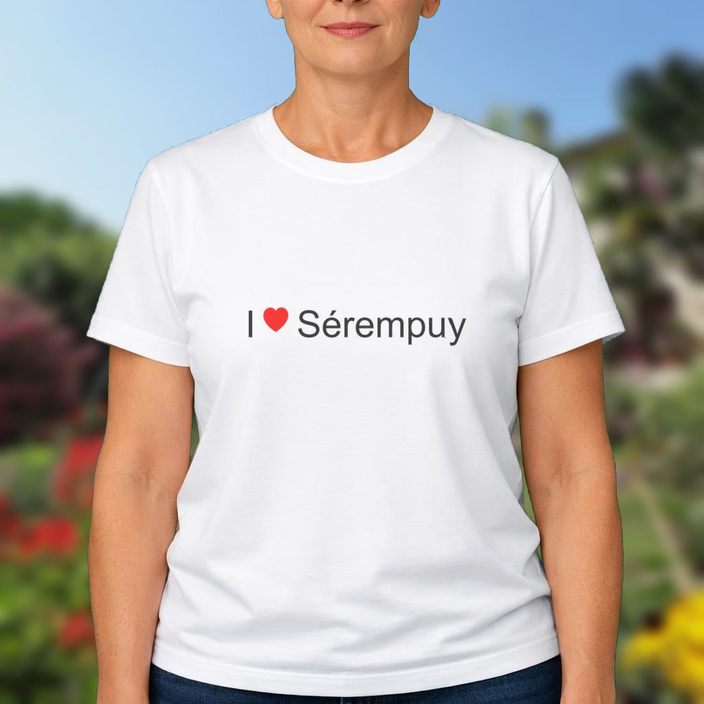 T-shirt I love sérempuy