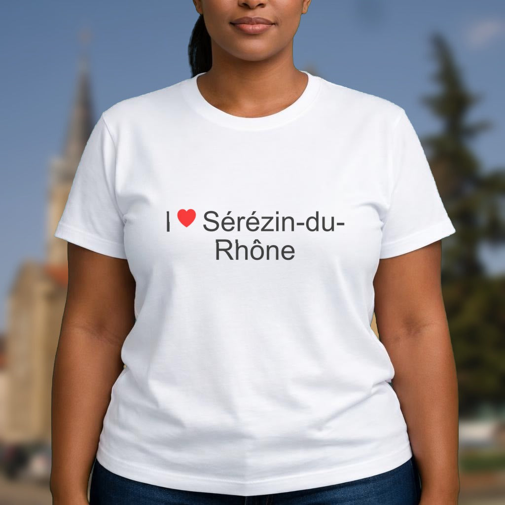 T-shirt I love sérézin-du-rhône