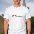 T-shirt I love sérignan