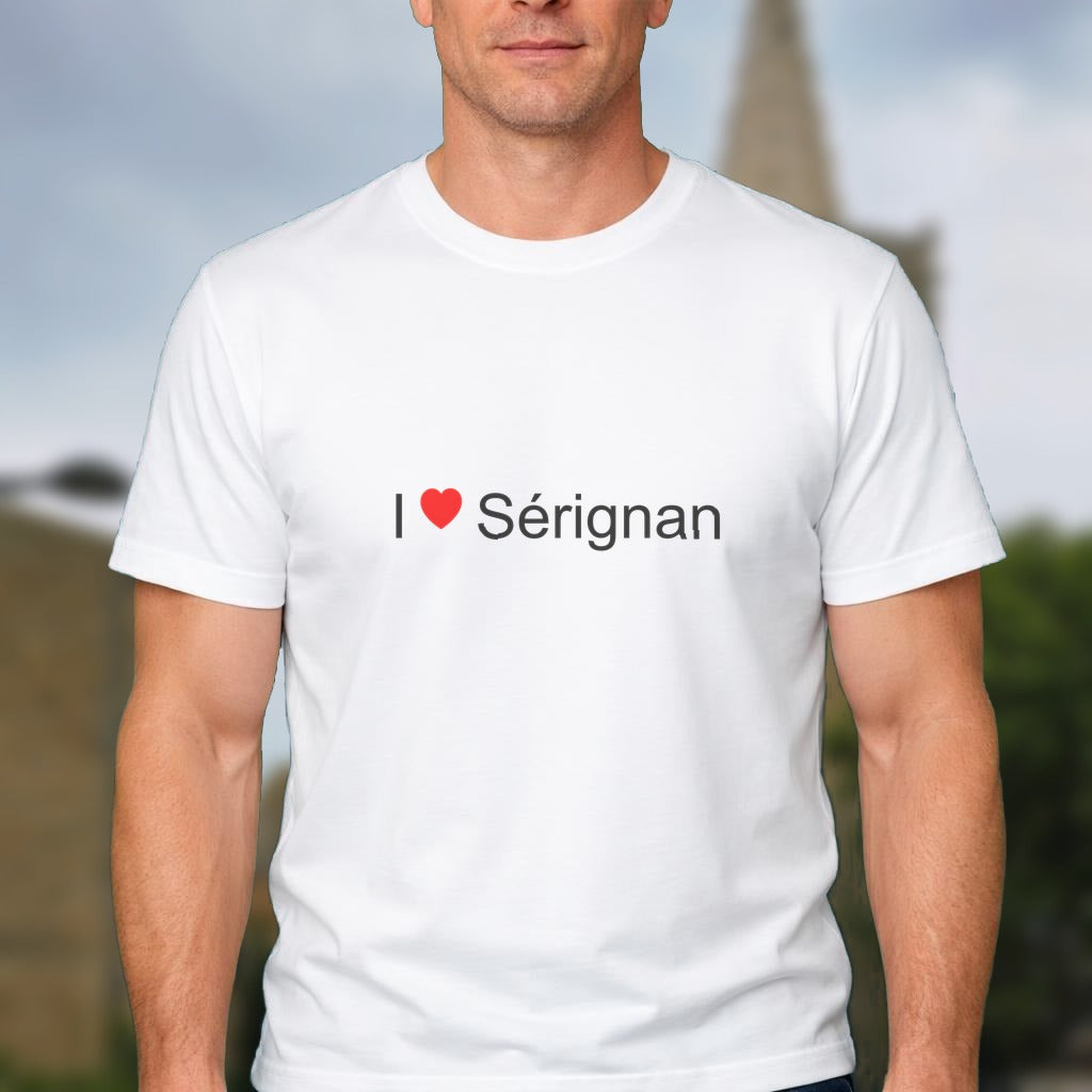 T-shirt I love sérignan