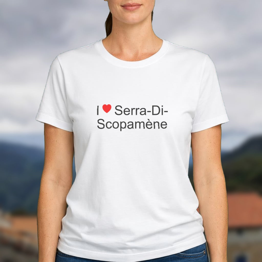 T-shirt I love serra-di-scopamène