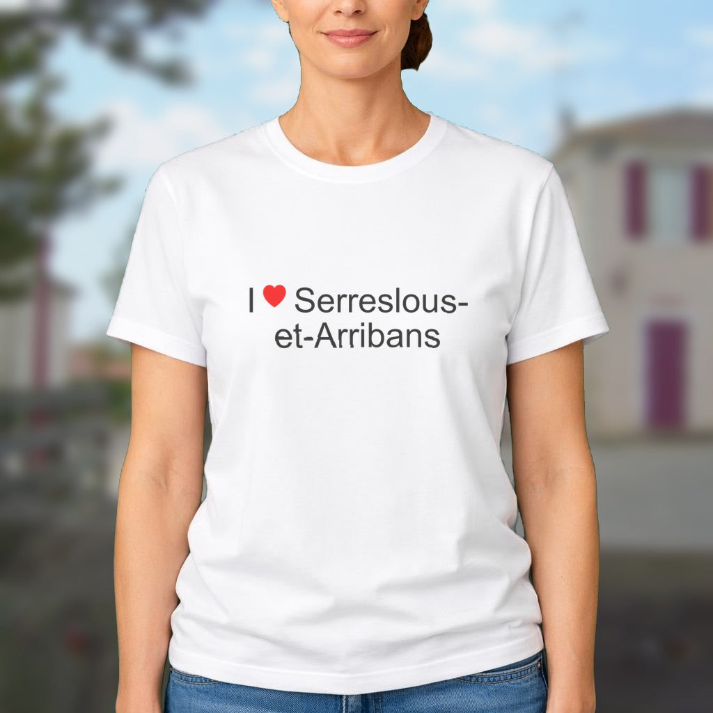 T-shirt I love serreslous-et-arribans