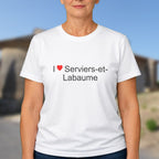 T-shirt I love serviers-et-labaume