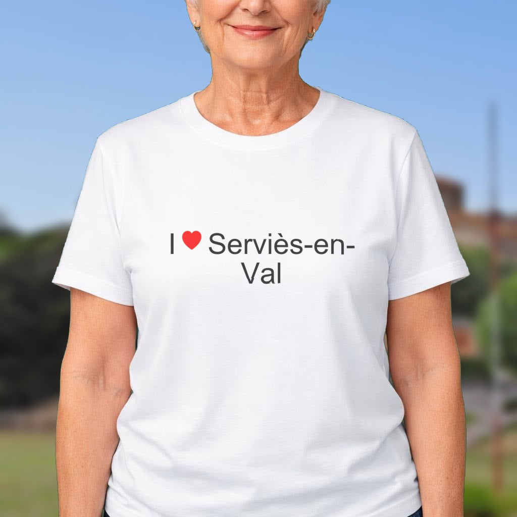 T-shirt I love serviès-en-val
