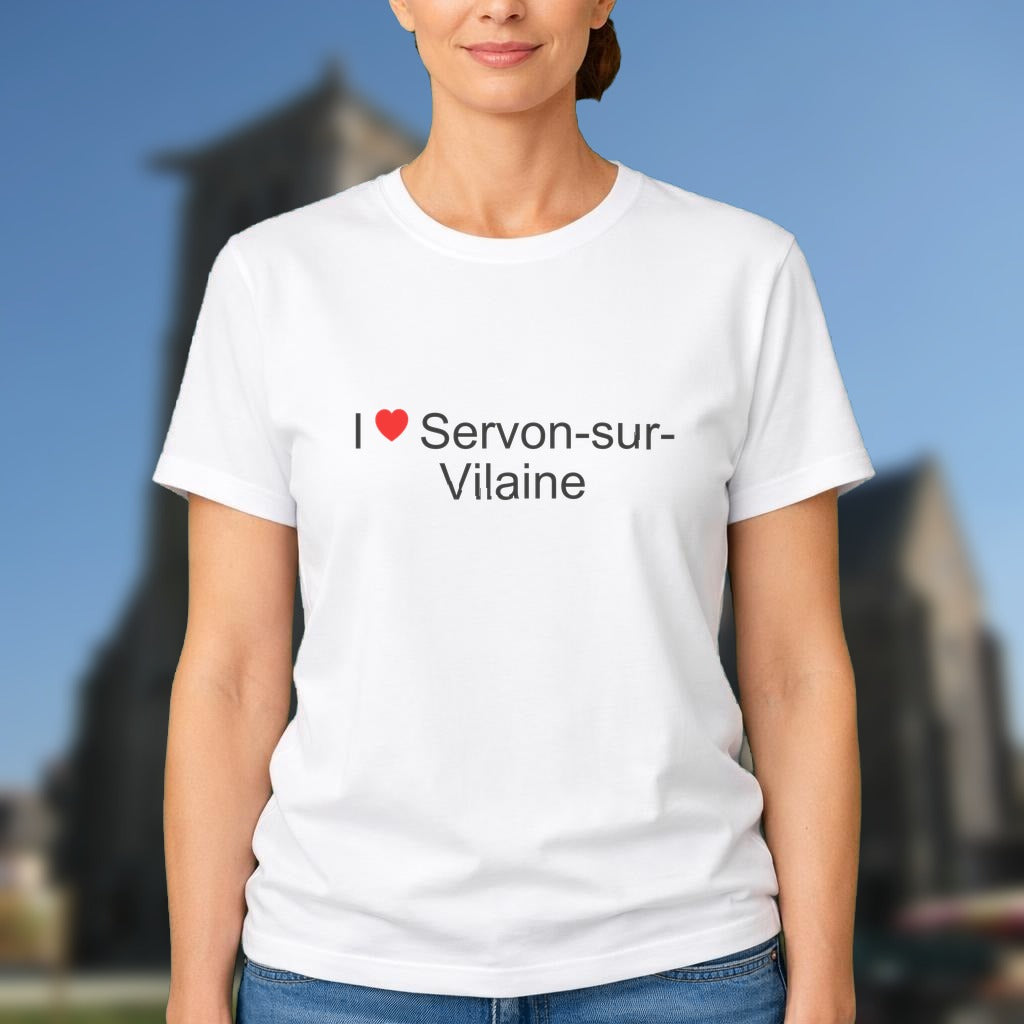 T-shirt I love servon-sur-vilaine