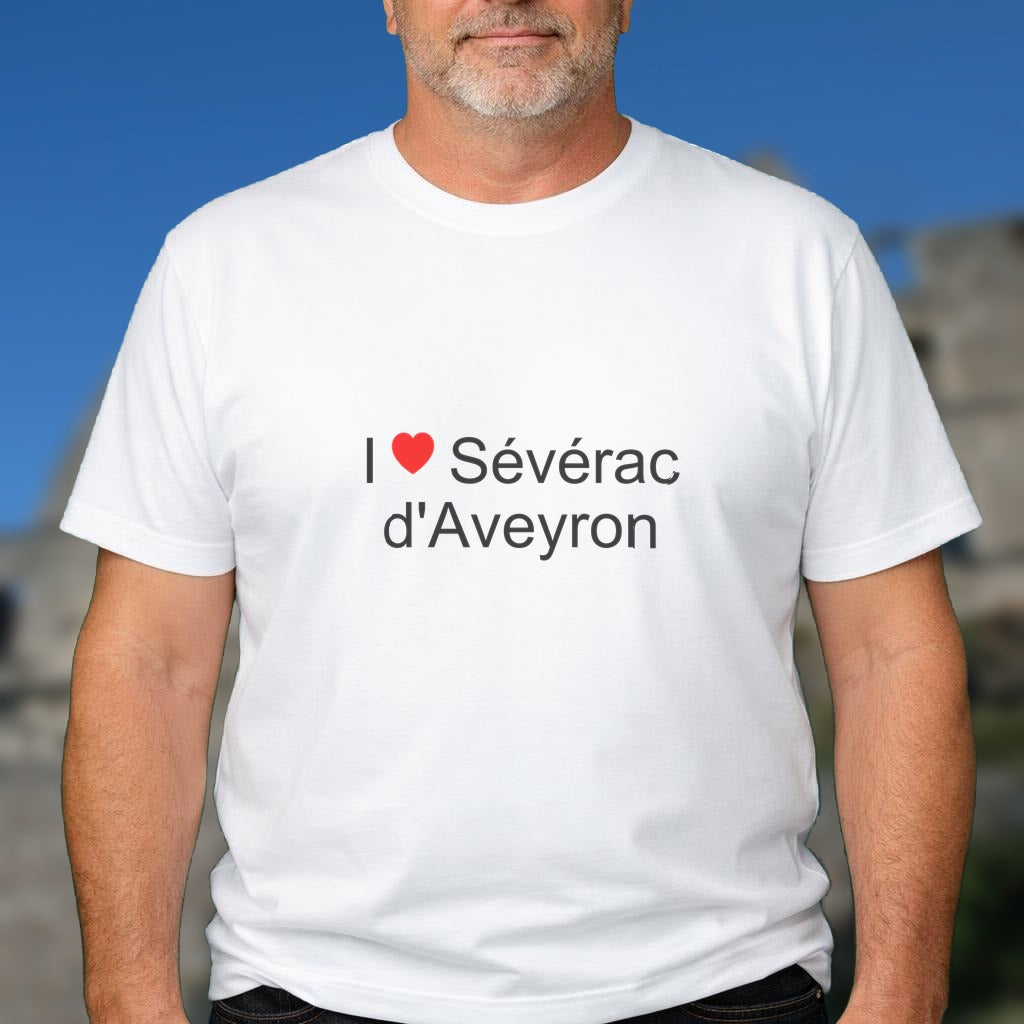 T-shirt I love sévérac d'aveyron