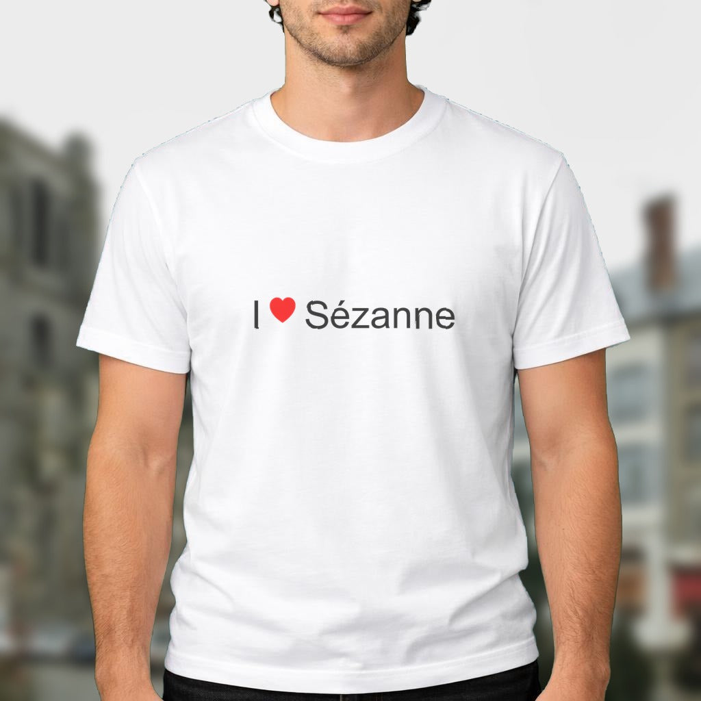 T-shirt I love sézanne