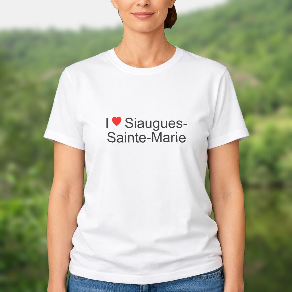 T-shirt I love siaugues-sainte-marie