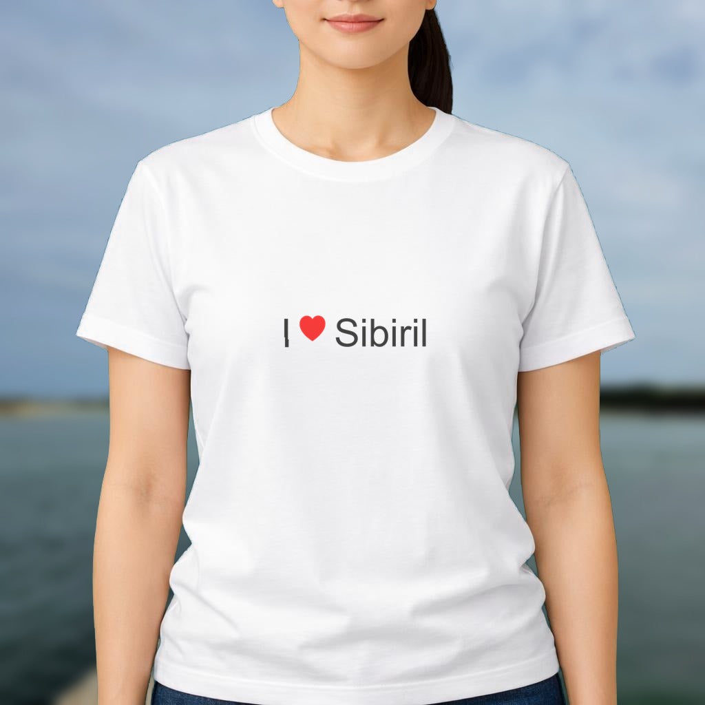 T-shirt I love sibiril