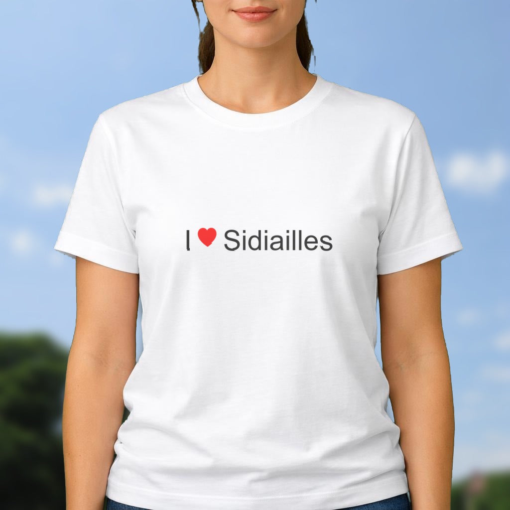 T-shirt I love sidiailles