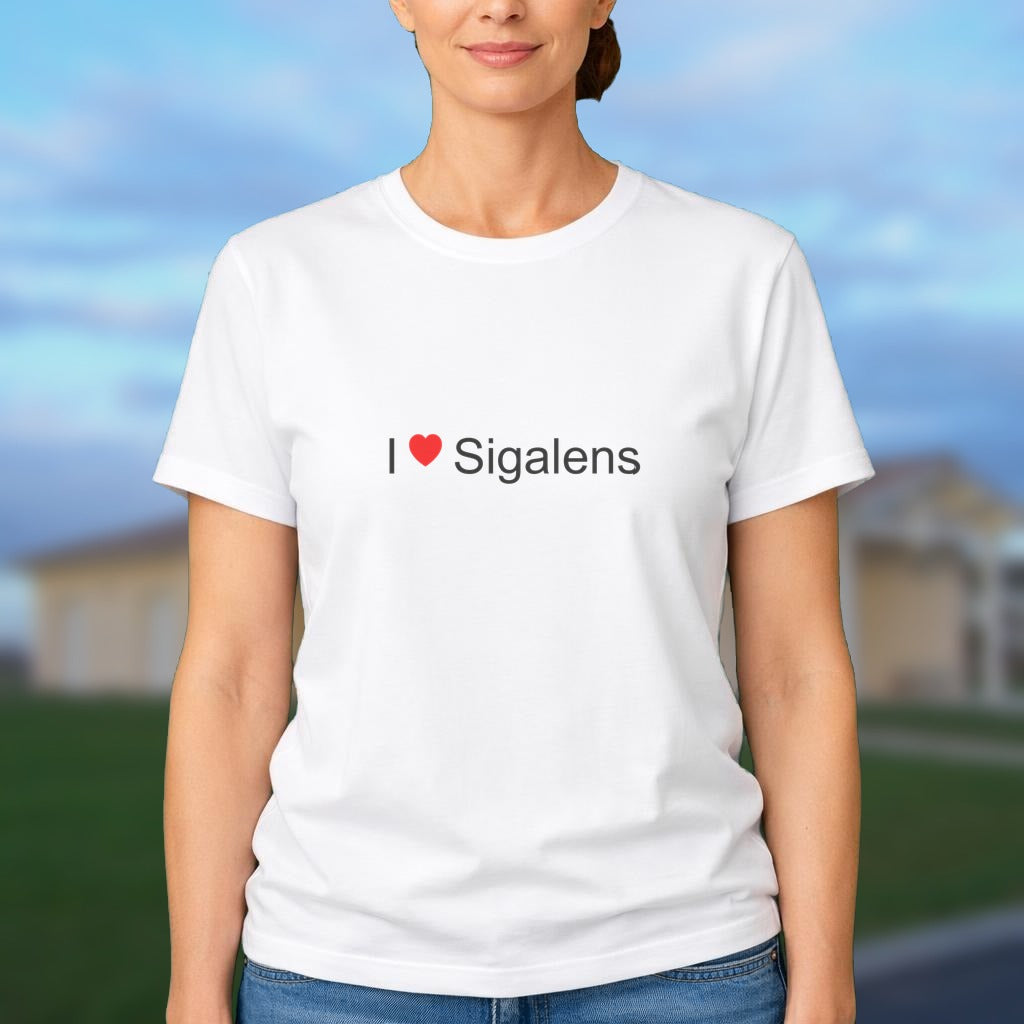 T-shirt I love sigalens