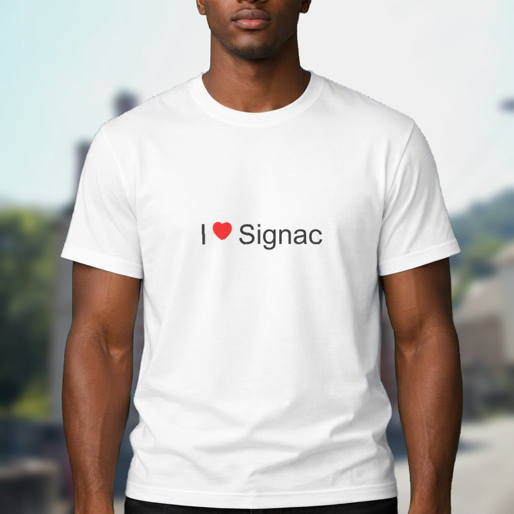 T-shirt I love signac