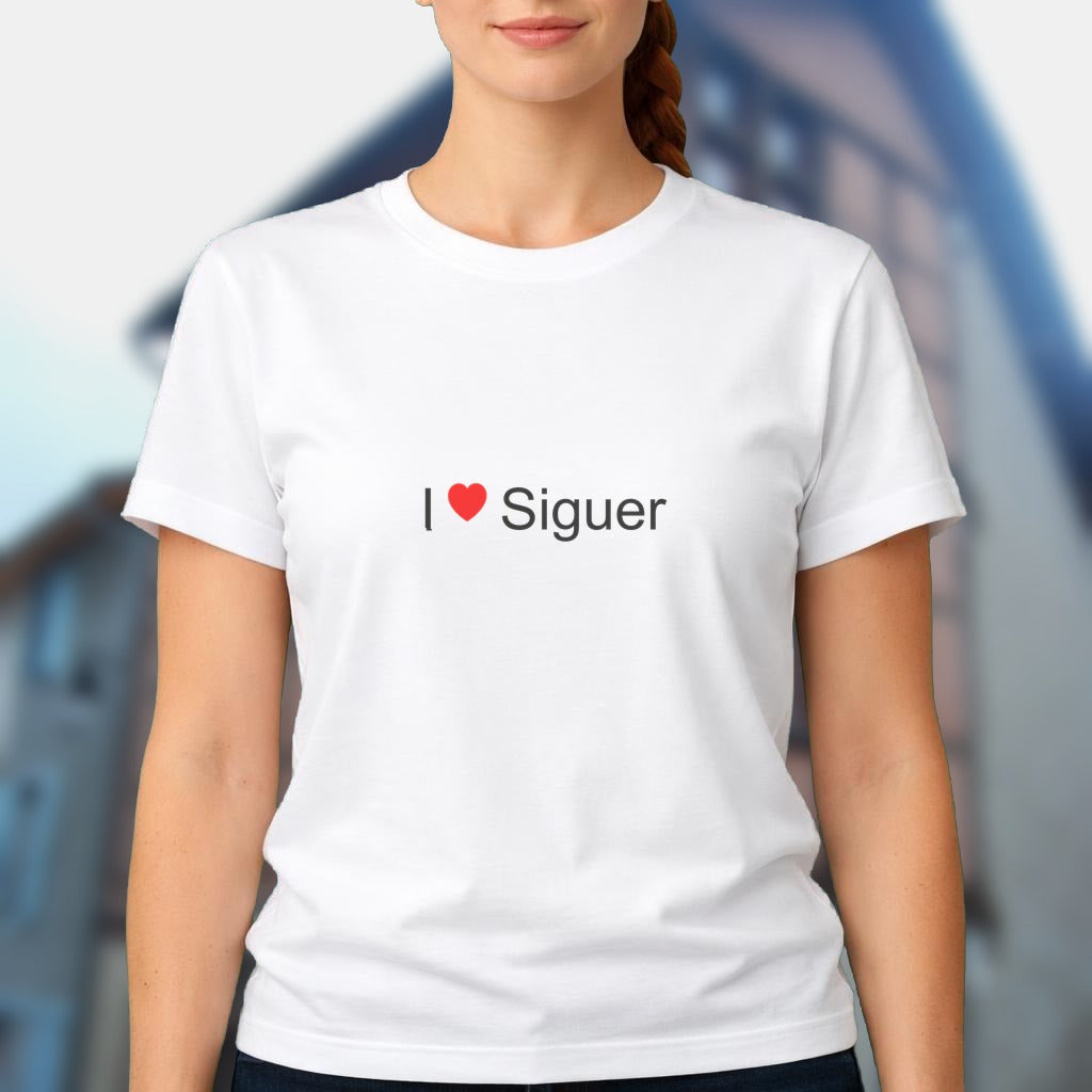 T-shirt I love siguer