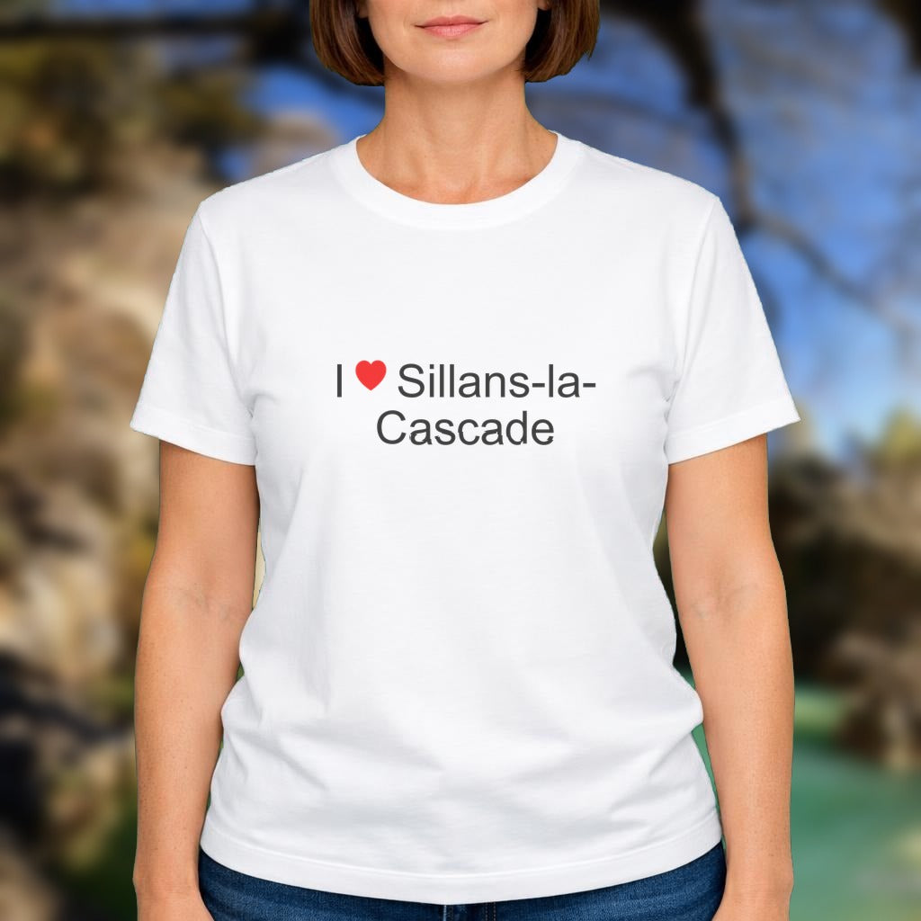 T-shirt I love sillans-la-cascade