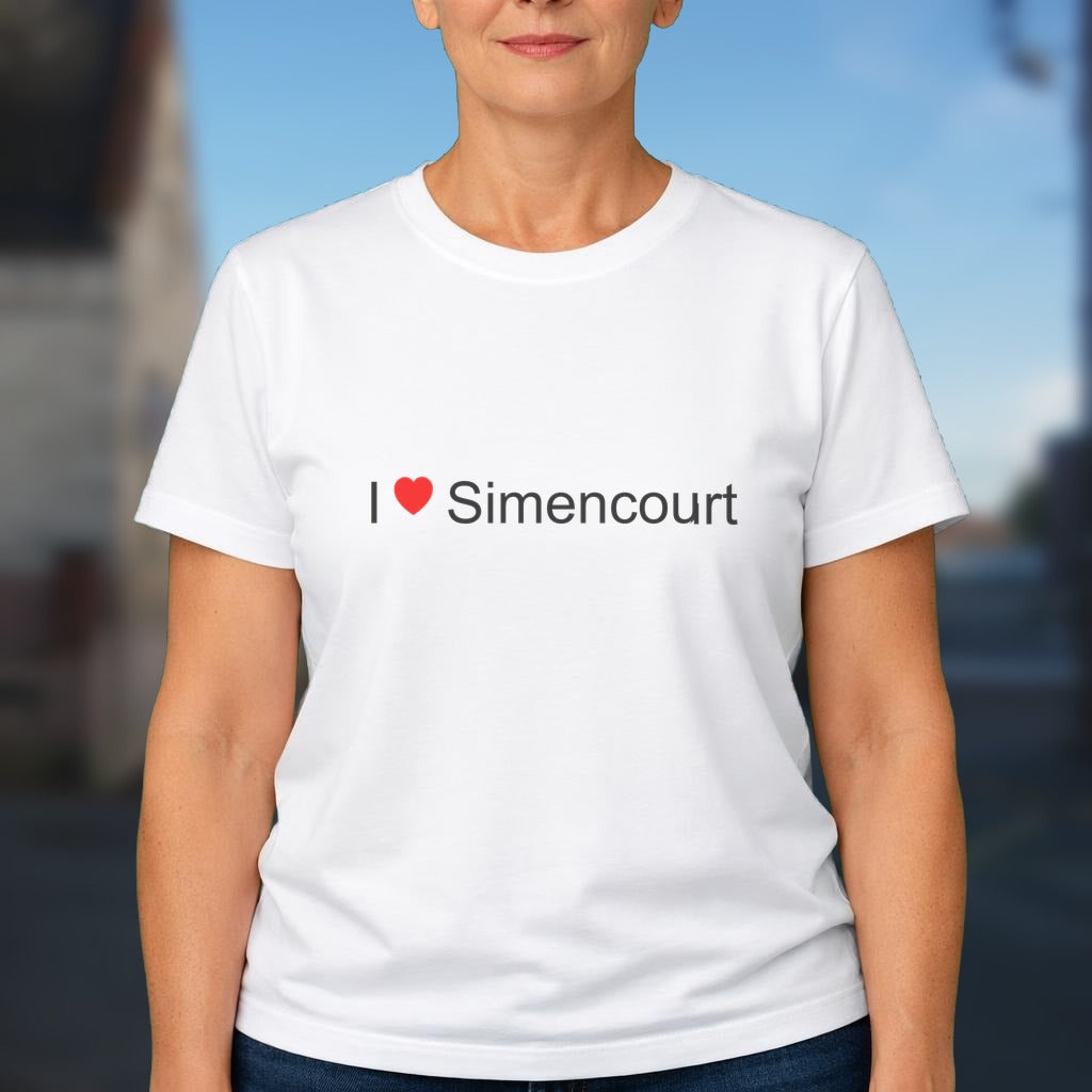 T-shirt I love simencourt