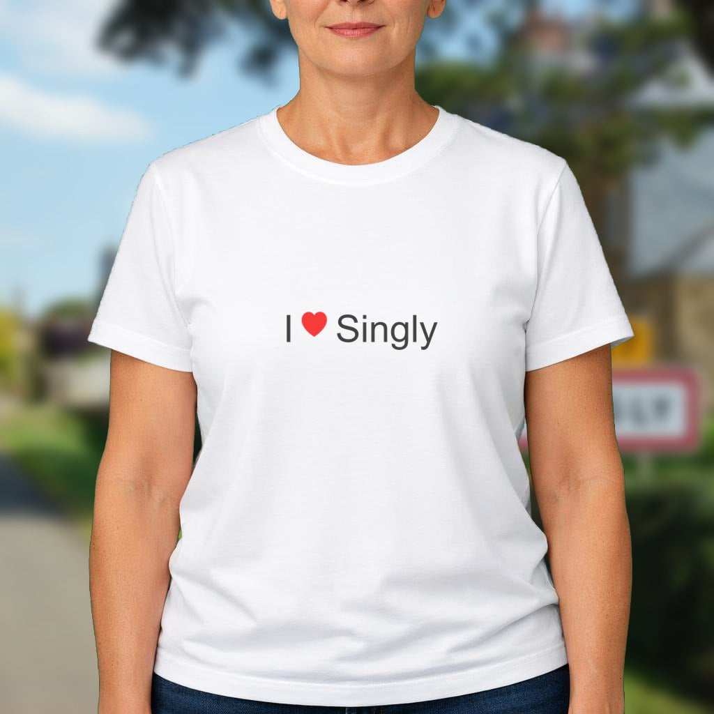 T-shirt I love singly