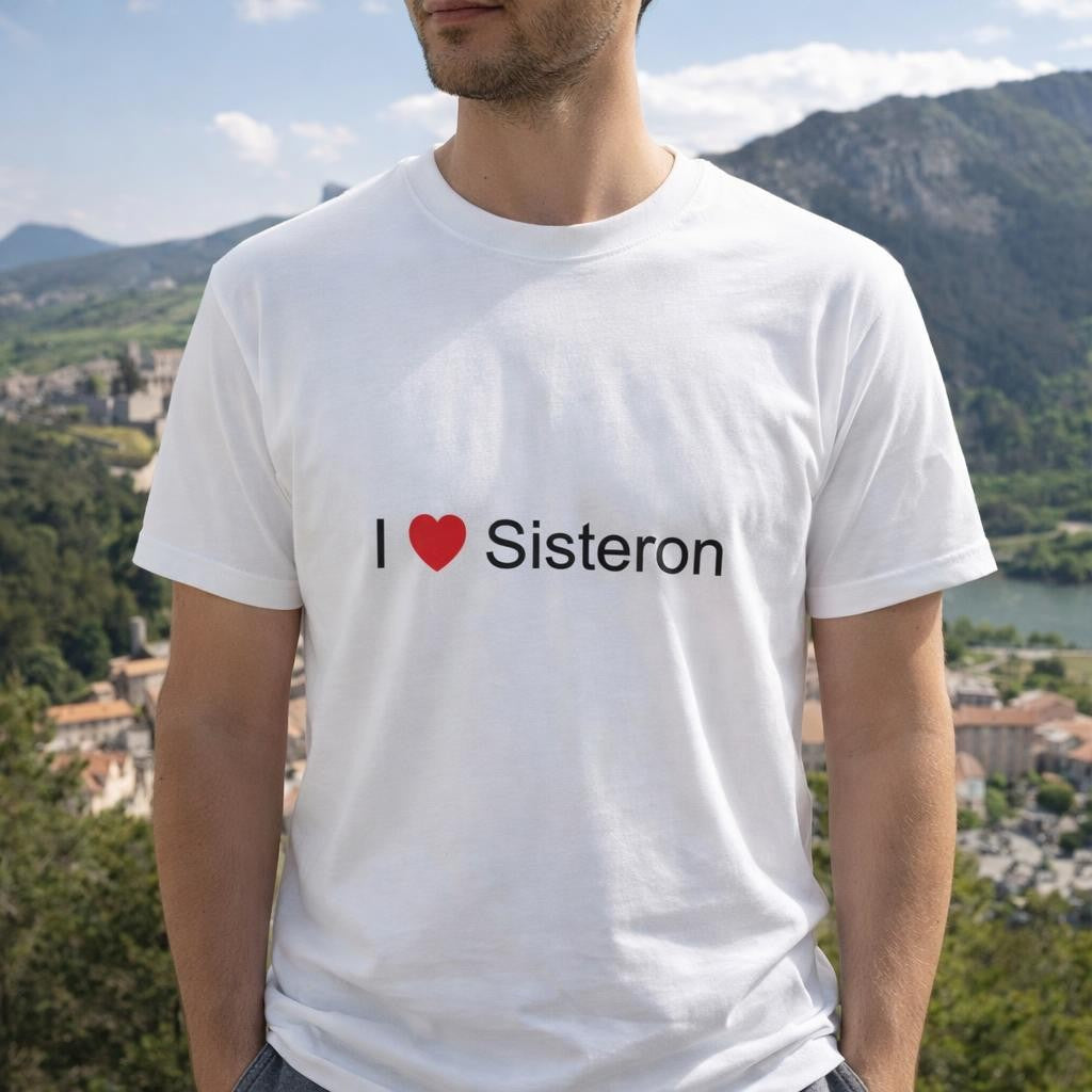 T-shirt I love sisteron
