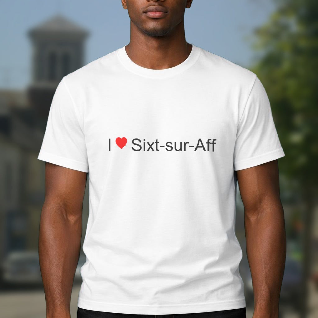 T-shirt I love sixt-sur-aff