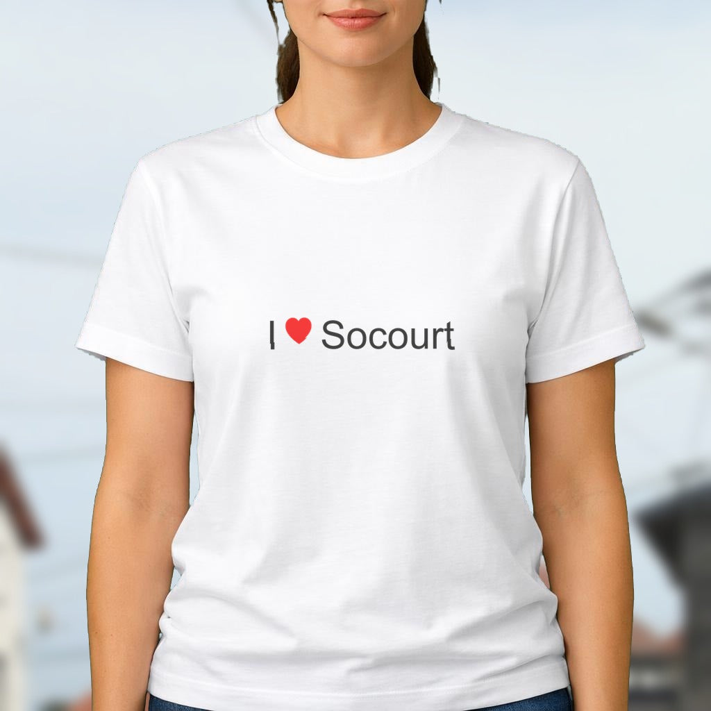 T-shirt I love socourt