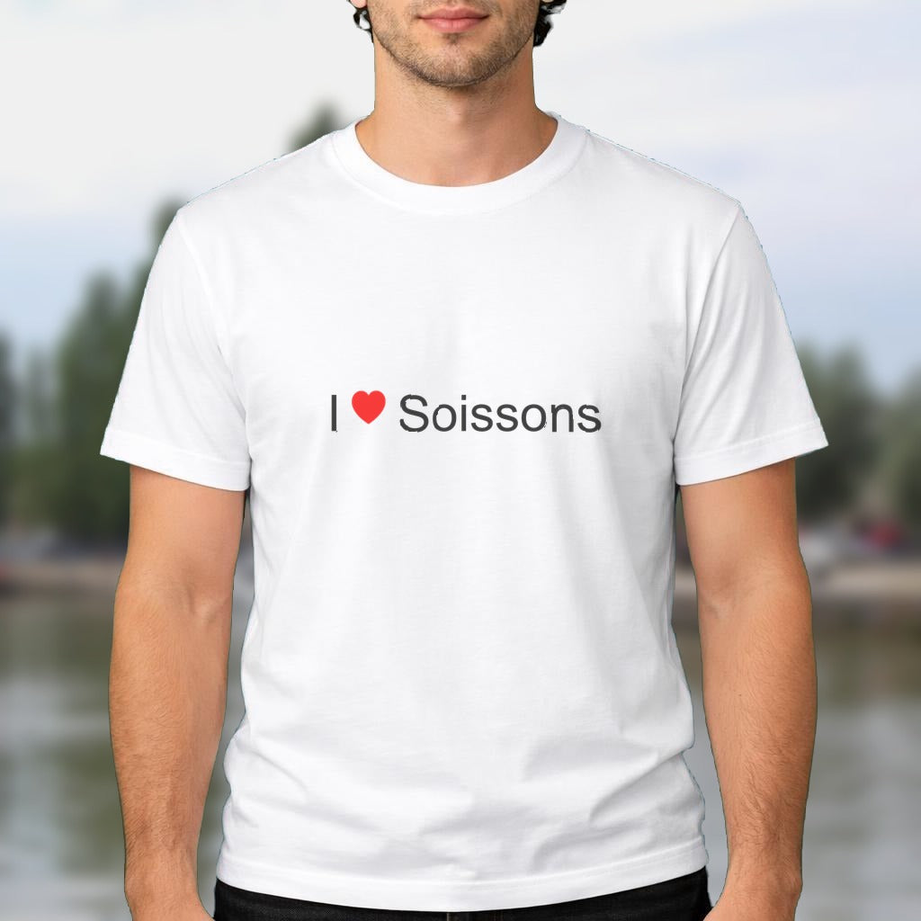 T-shirt I love soissons